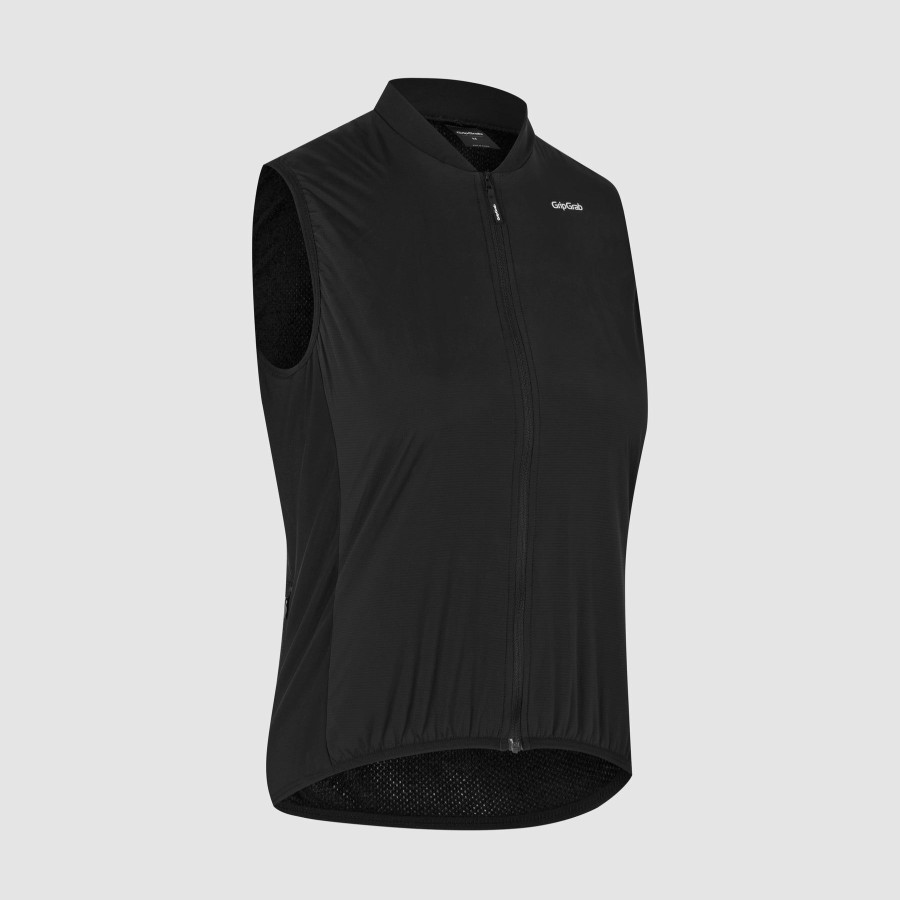 Kvinder GripGrab | Thermacore Bodywarmer Mid-Layer Vest Til Kvinder Sort