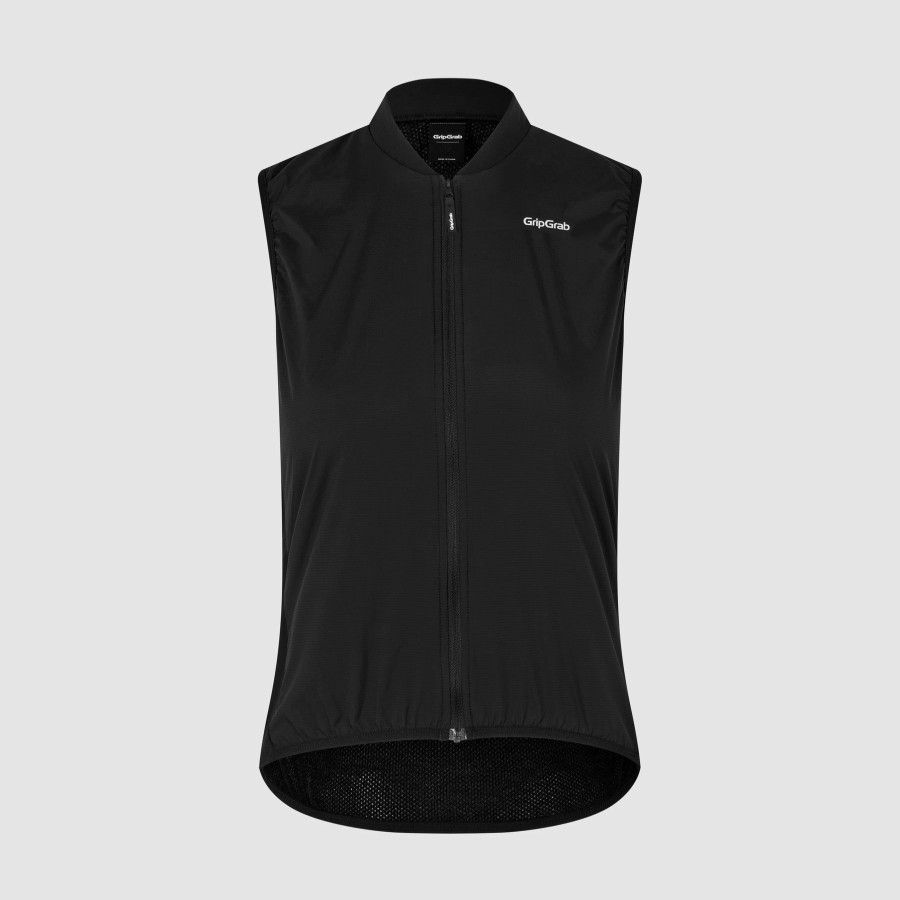 Kvinder GripGrab | Thermacore Bodywarmer Mid-Layer Vest Til Kvinder Sort