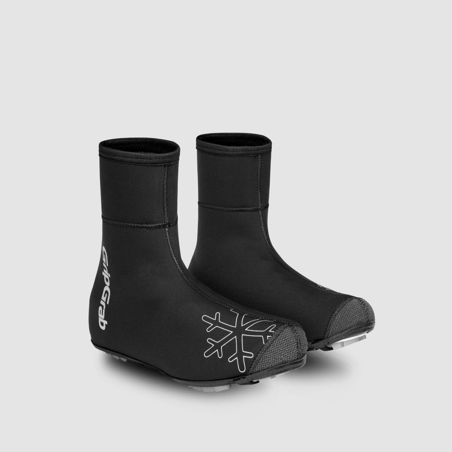 Unisex GripGrab | Arctic X Vandtaet Deep Winter Mtb/Cx Skoovertraek Sort