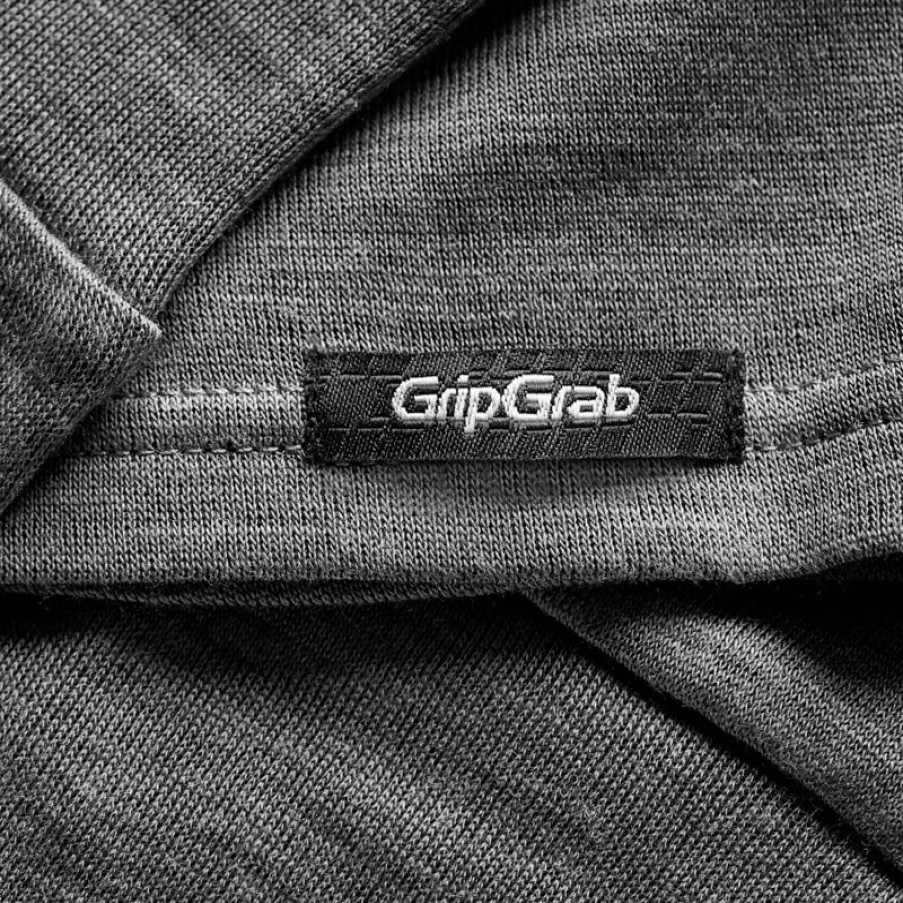 Maend GripGrab | Merino Blend Half-Zip Termisk Langaermet Base Layer Gra