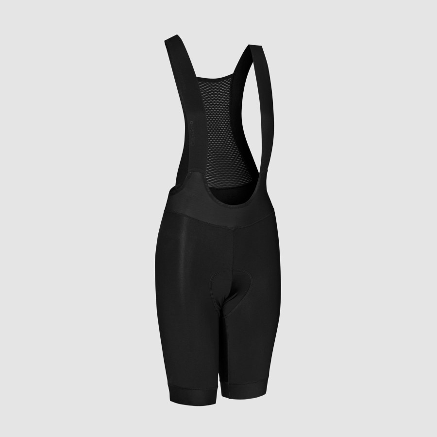 Kvinder GripGrab | Aquarepel Vandafvisende Bib-Shorts Til Kvinder Sort